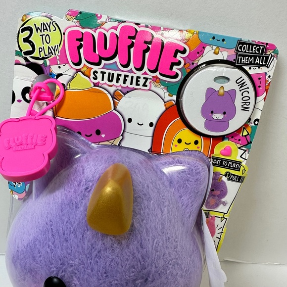 Fluffie Stuffiez UNICORN Purple Surprise Reveal Unboxing Collectible Plush New - Picture 3 of 5